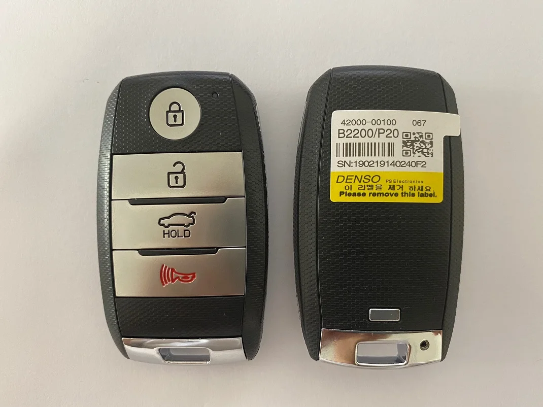 CN051150 Aftermarket 4Button FD00030 For Kia Soul 2014+Smart Key 8A Chip 433MHZ Part Number 95440-B2200 FCCID: CQOFN00100