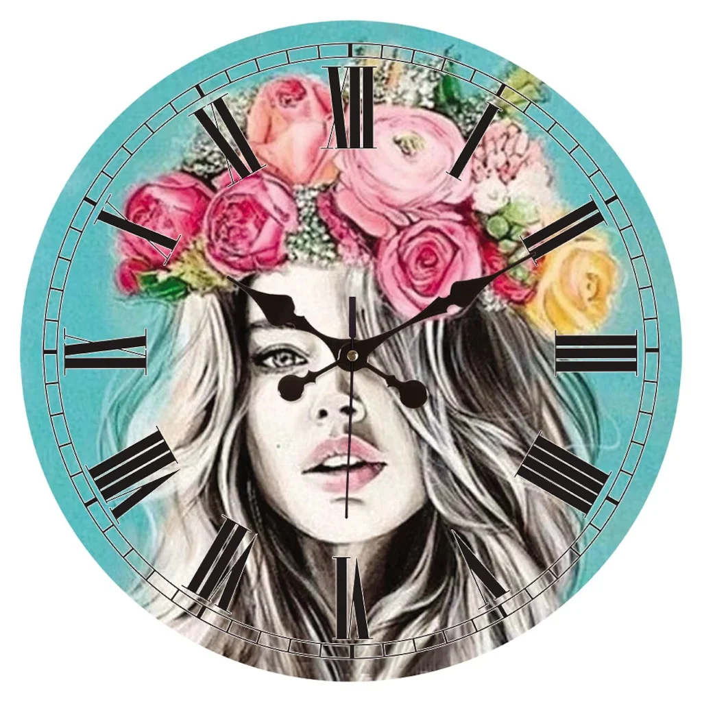 35 cm Wood Mdf Decorative Wall Clock