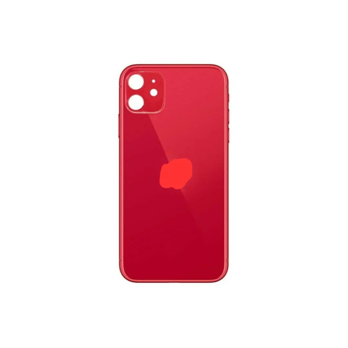 Tapa trasera Original cristal cubre bateria Para Iphone 11 rojo SIN LENTE De Cámara Nueva Envió Rapido 24Horas