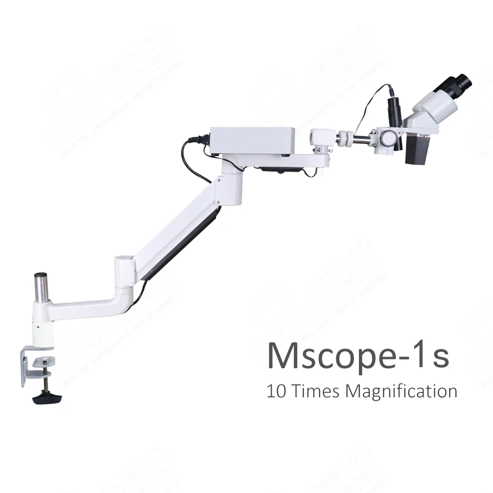 

10X Magnify Dental Binocular Microscope 3W LED Rotatable for Dentists Denture Tool Dental Lab Equipment Microscope Spot Light