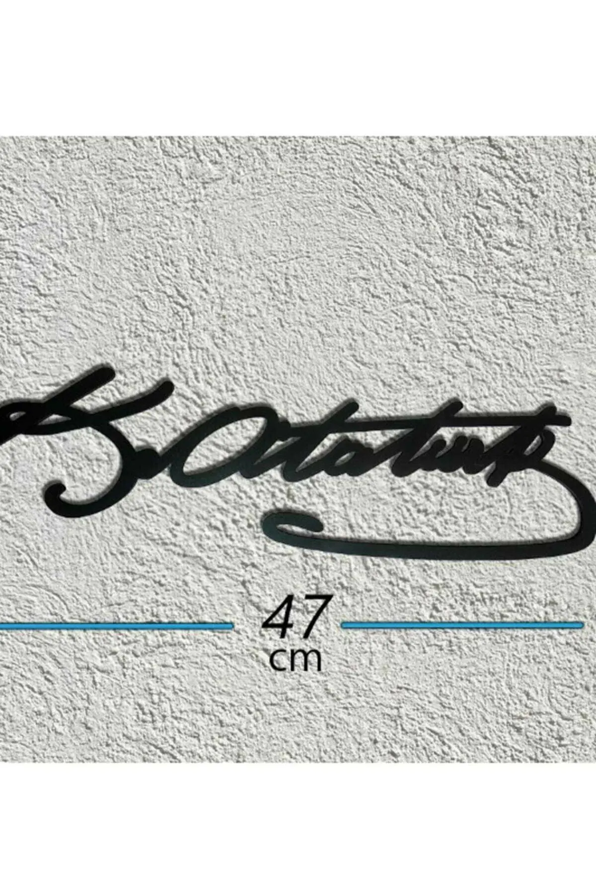 Decorative Wood Cut Atatürk Signature Wall Home Office Decor Ornamental signature decorative home accessory founder atatürk sign