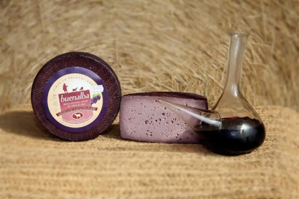 Villa/formaggio/formaggio artigianale/formaggio di capra/formaggio di pecora/formaggio di vino/250g/commestibile/spagna