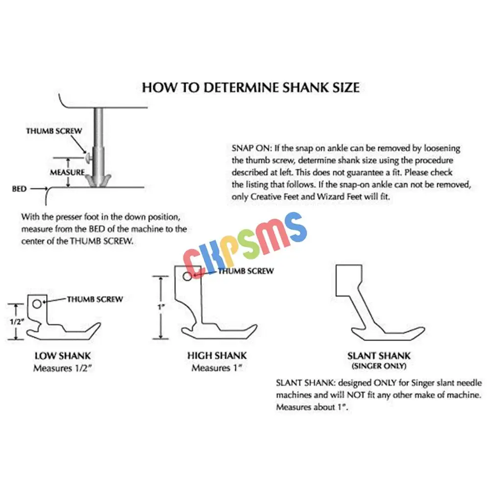 1 zestaw #214504008 wysoki trzpień stopka kompatybilny z Singer 331K1, Elna 8006, 9006, Janome MC5000, MC5700 +