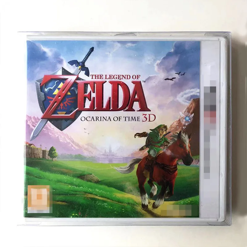 Box Protector Sleeve For 3DS For 2DS (XL) For NDS NTSC Games Custom Made Clear Plastic Cases