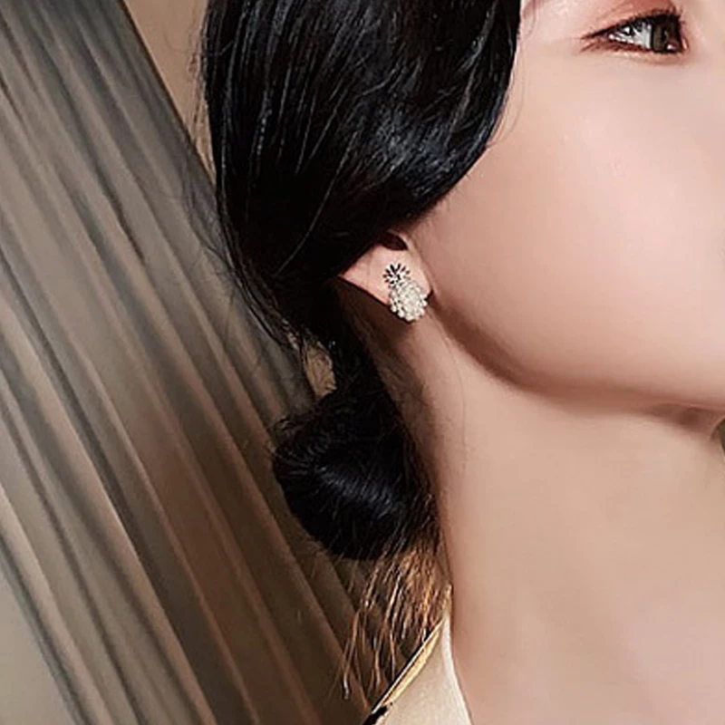 Heißer Verkauf Exquisite Luxus Zirkon Ohrringe Für Frauen AAA Zirkon Glänzenden Strass Geometrische Ohrring Party Hochzeit Schmuck – Detail 16