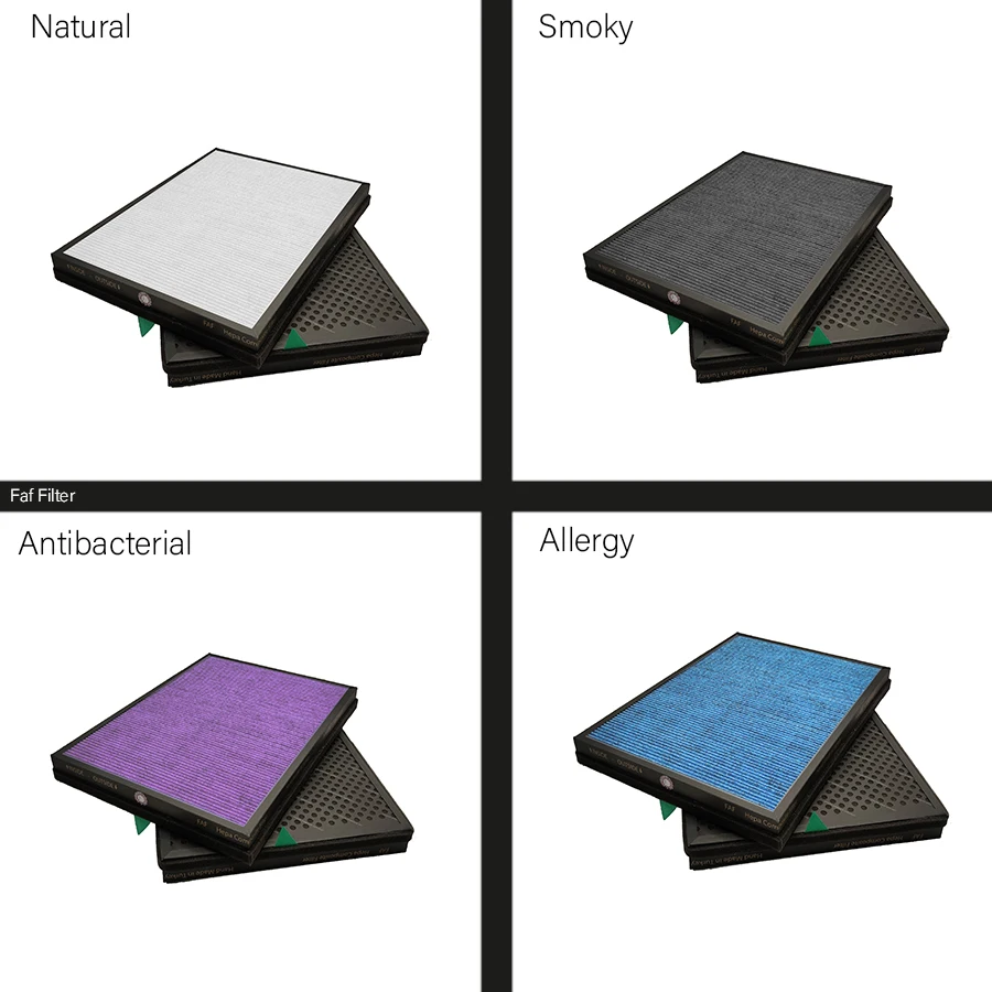 337*360*42มม.Stadler Form Roger & Roger ใหญ่ Dual Filter Hepa ที่ใช้งานร่วมกันคาร์บอนรวม + กรอง