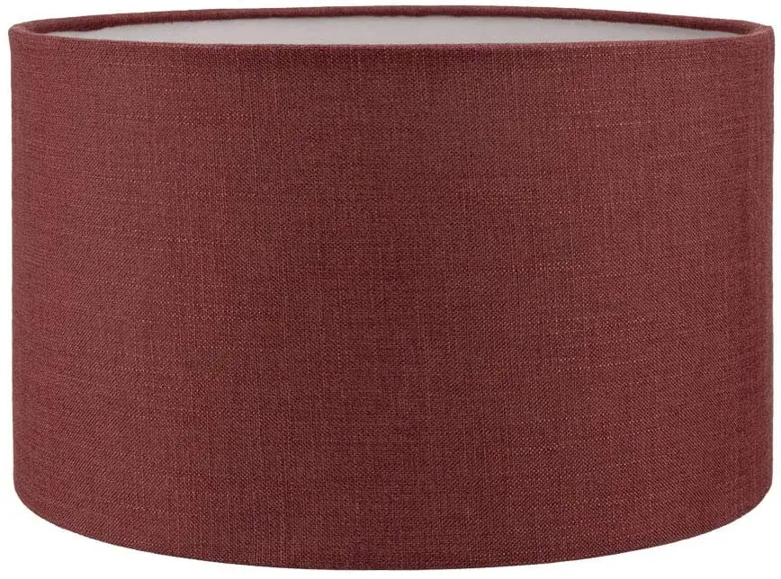 Floor Lamp Lampshade Burgundy Drum Lampshade 38x38x22 Cm Decorative High Quality Special Lampshade Fabric and metal Inner Nes