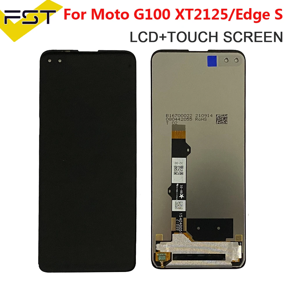 

6.7" Original lcd For Motorola MOTO G100 LCD Display XT2125 XT2125-4 Touch Screen Digiziter Assembly For Moto Edge S LCD Display