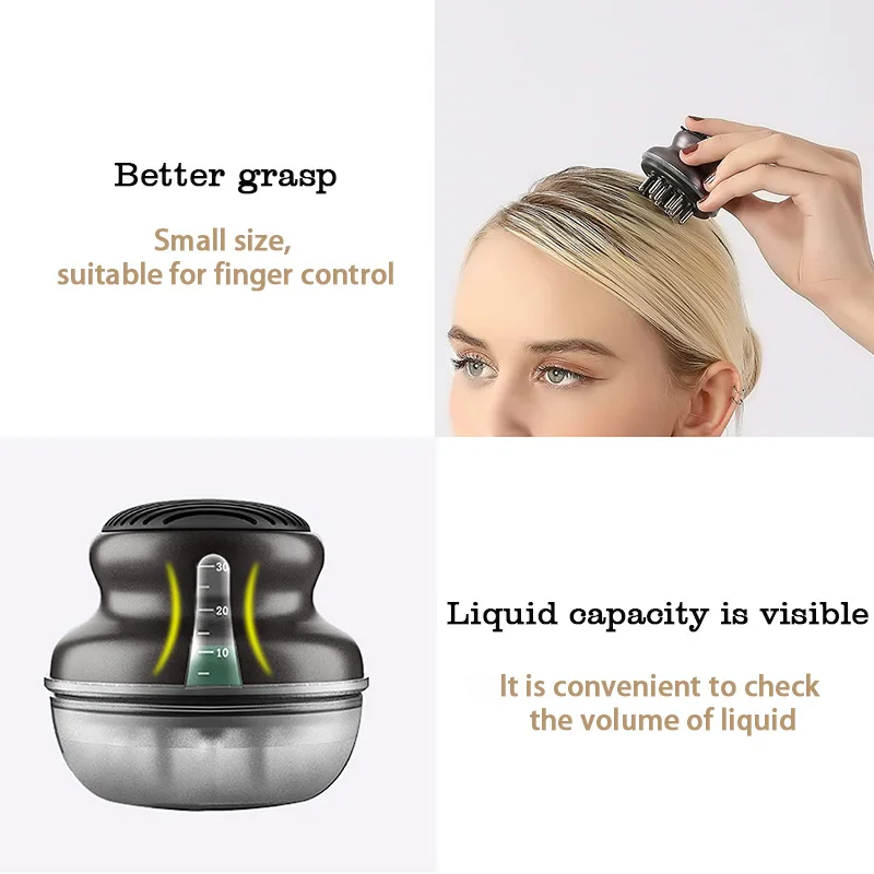30ml Scalp Applicator Comb Head Massager Anti Hair Loss Fluid Comb Essential Oil Hair Growth Treatment Device Hair Care Tool