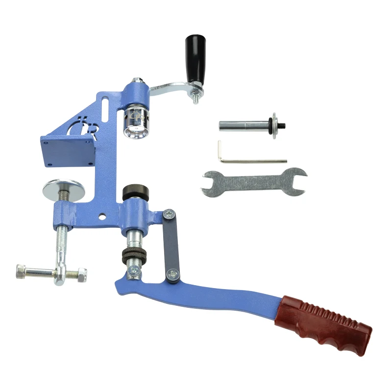 

Vertical Shotshell Reloading Crimp pattern (vertical vise apparatus)