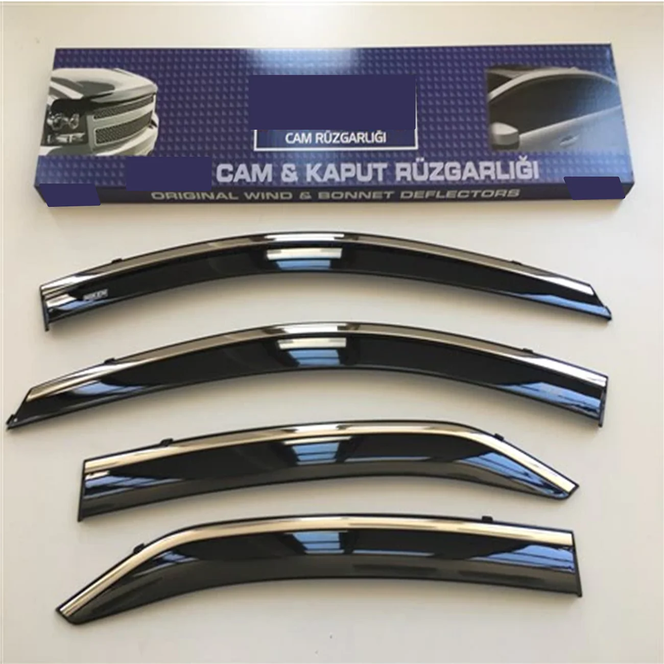 For Toyota Corolla Chrome Applied Wind Deflector Niken A+ Quality