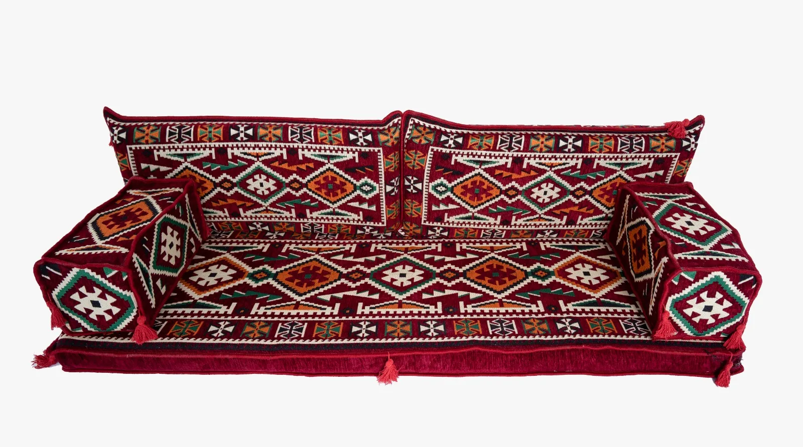 Arabic Sofa Set | Arabic Majlis Set | Floor Cushions | Traditional Design Arabic Lounge Set | Turkish Floor Seating Set