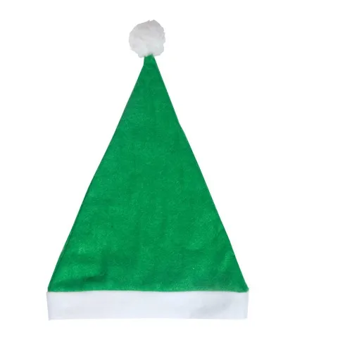 Lot 20 green Santa hats-can't miss your Christmas hat at Christmas. Ideal gifts for Christmas.