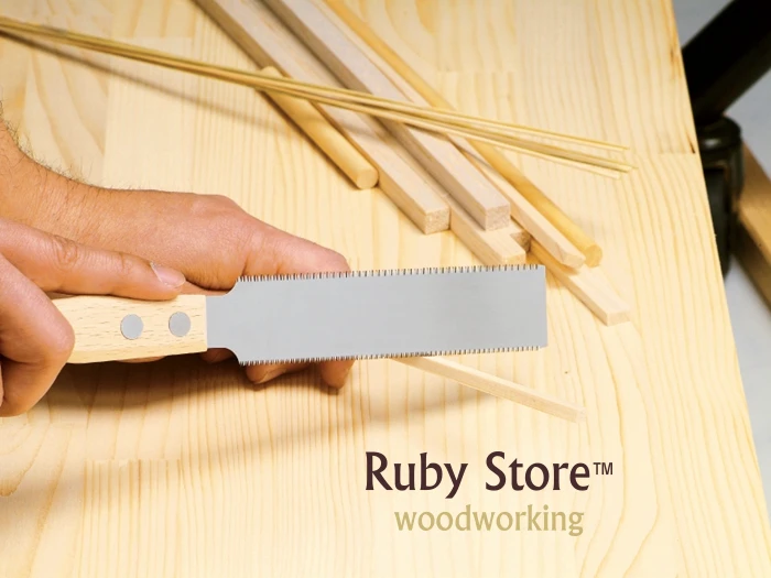 Gyokucho #1151 RAZORSAW Flush Cutting Saw Double Edges, Japanese Saw, Made in Japan, Fine Woodworking
