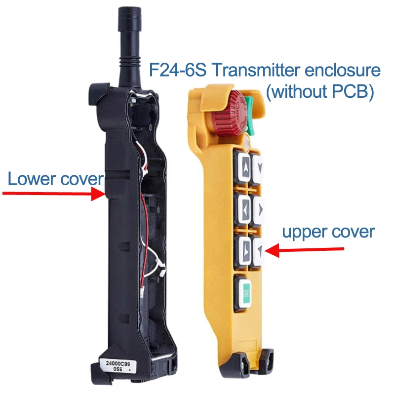 Fernwirk Telecrane kompatible industrie fernbedienung F24-6s F24-6D sender controller abdeckung gehäuse box