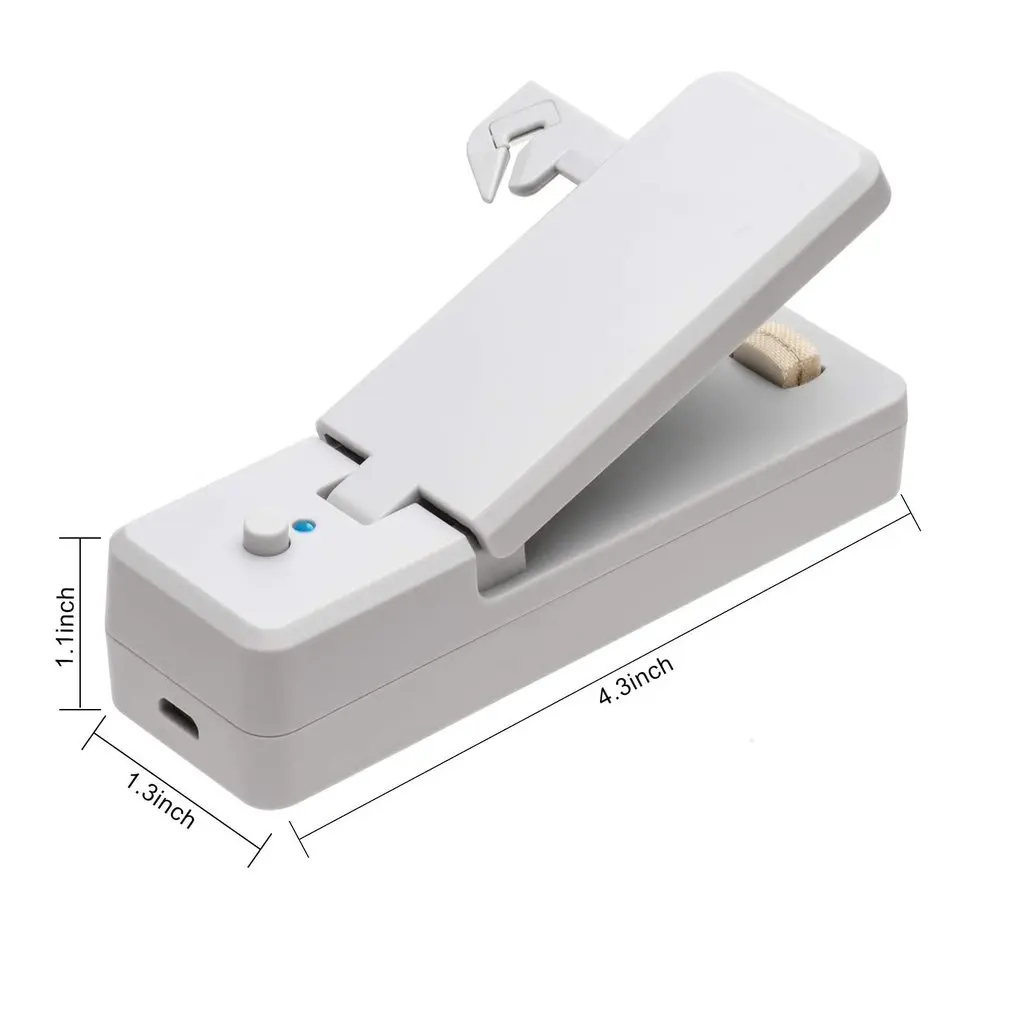 USB Charging Mini Sealing Machine Household Snack Plastic Packaging Bag Heat Sealing Machine Small Sealing Machine