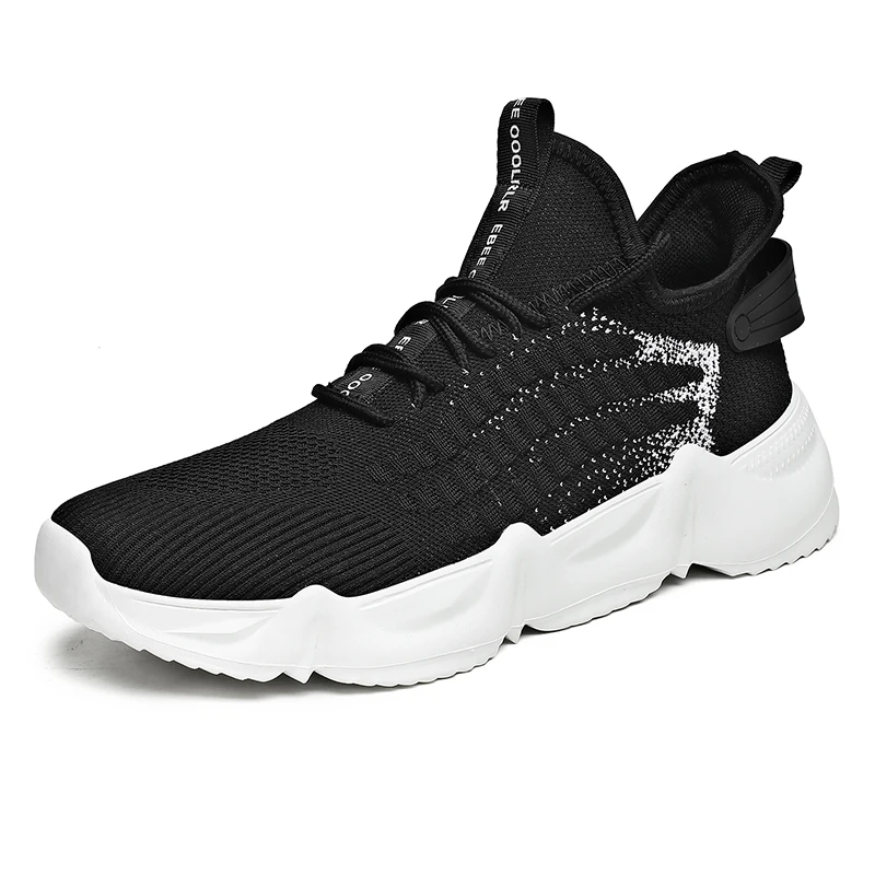 Sneakers Men 2022 Spring Casual Shoes for Men Breathable Black White Light Walking Sport Running Shoes Jogging Zapatillas Hombre