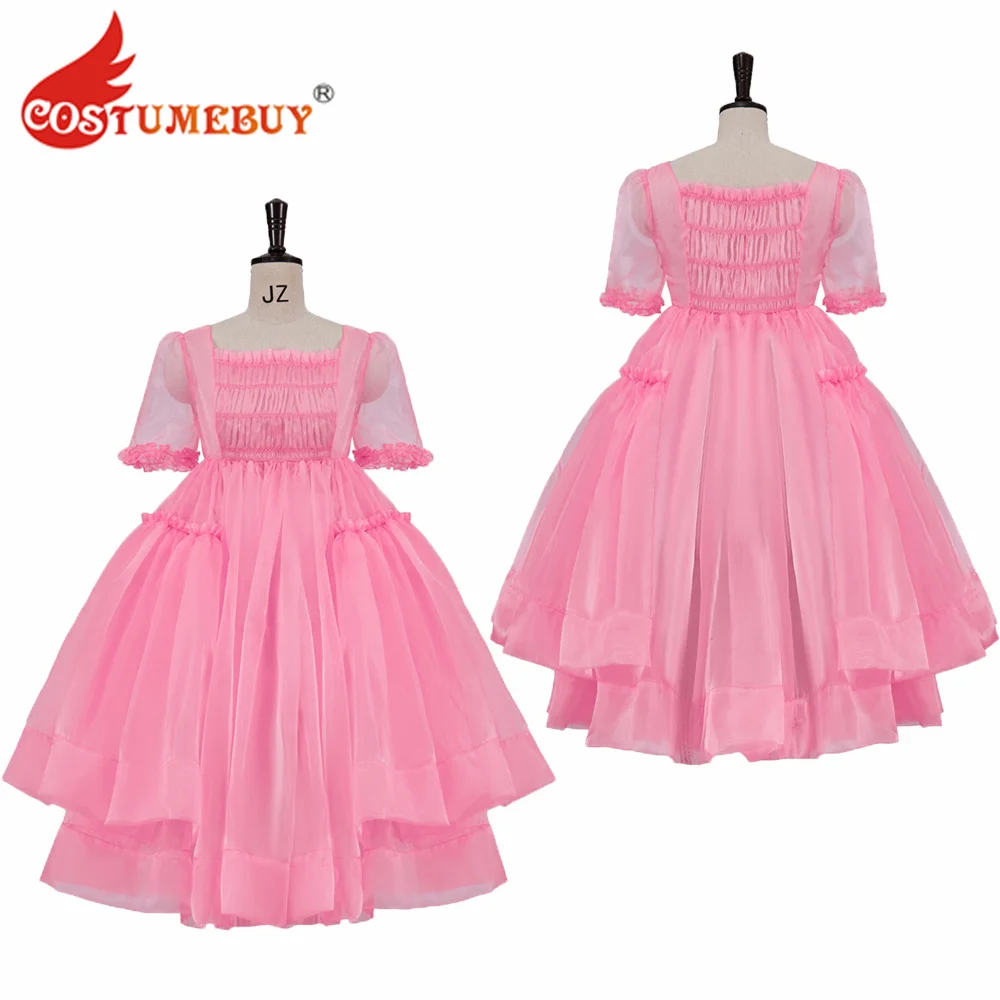 

CostumeBuy Killing Eve Cosplay Jodie Comer Costume Villanelle Pink Tulle Fluffy Dress Womens Girls Pink Dress