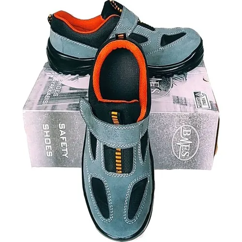 Safety Shoes, Steel toe, steel midsole, suede leather , work, antistatic, anti-static, PU sole, shock absorbing heel