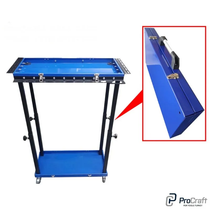 Pdr Portable Case Cart Folds into suitcase painless dent repair removal tools bonnet stand