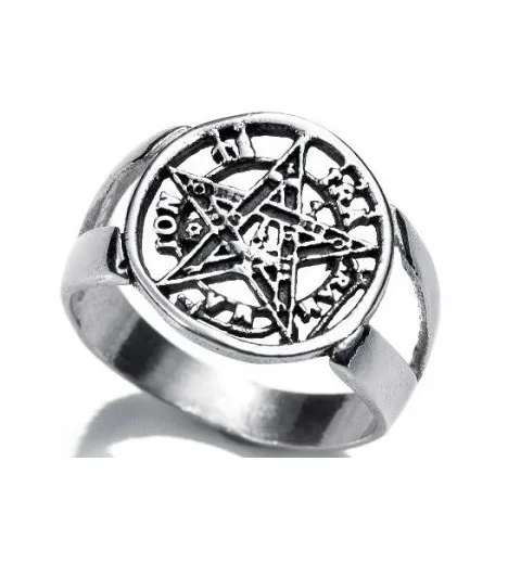 TETRAGRAMATON ring sterling silver (20)-(made in Spain)