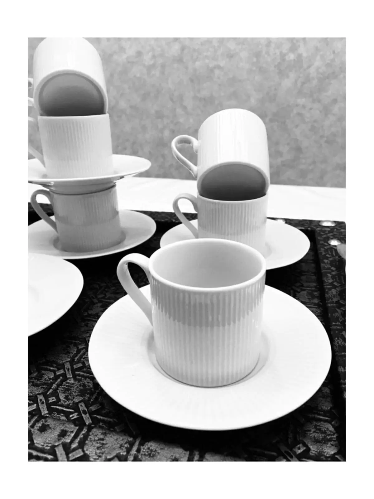 12 Parça 6 Personality Coffee Cup Pad Turkish Coffee New Porcelain Ceramic Coffee Cup Espresso Turkish coffee Decorative Cup