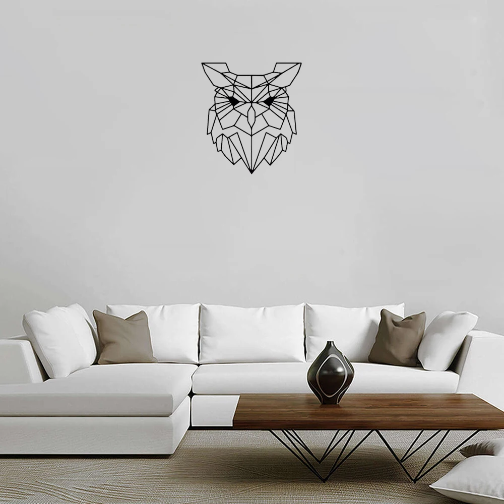 

Owl Bird Animal Metal Wall Art Decor Laser Cut Hanging for Indoor Outdoor Home Office Decorative Garden Bedroom Livingroom