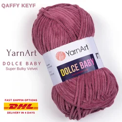 Yarnart Dolce Baby 100% Micro Polyester  Soft Velvet Bulky Amigurumi Knitted Doll Threads YarnCrochet Tricots DIY Loop trikotin