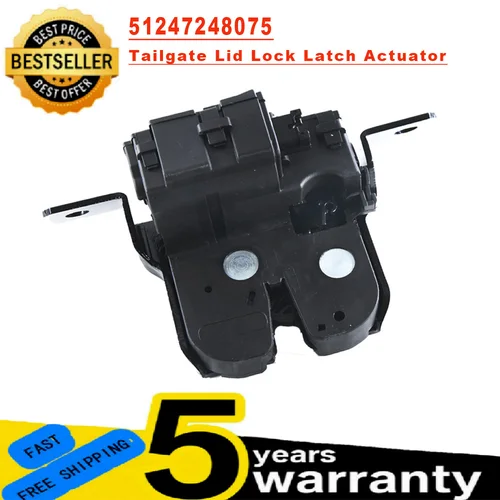 7248075 51247248075 para BMW 1 Series F20 / F21 I3 nuevo 4 pines tapa de maletero pestillo de bloqueo actuador negro accesorios de coche