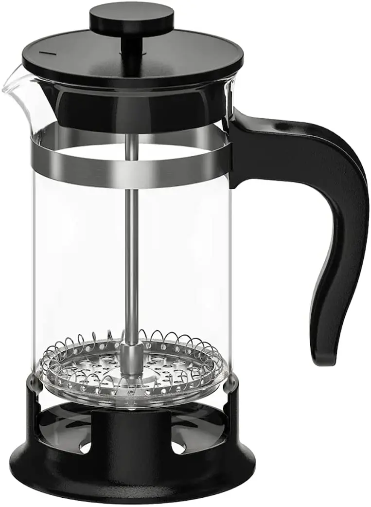 

French Press 0.4lt - Coffee Pot Height 17cm Stainless steel. Dishwasher-safe Glass Quality Coffee Brewing Tool Fast shipping