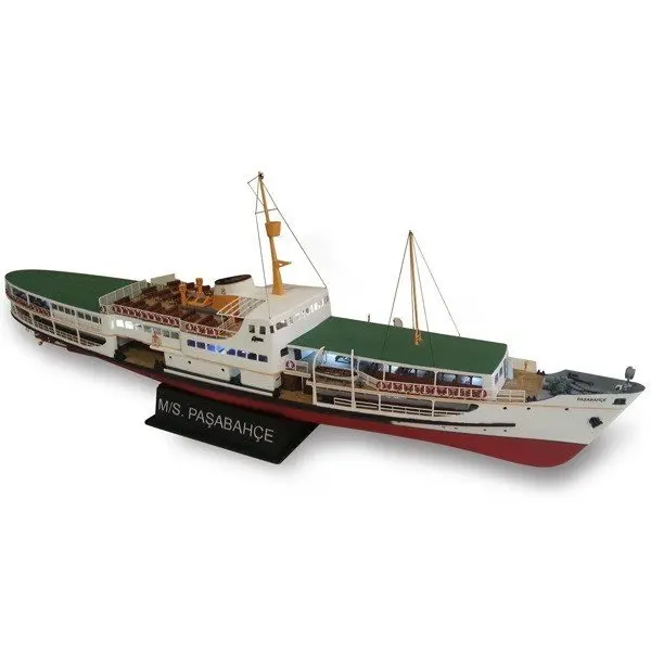 Turkish Model  Paşabahçe Passenger Ferry Wooden Ship Model Kit   1/87 Scale Model Kit