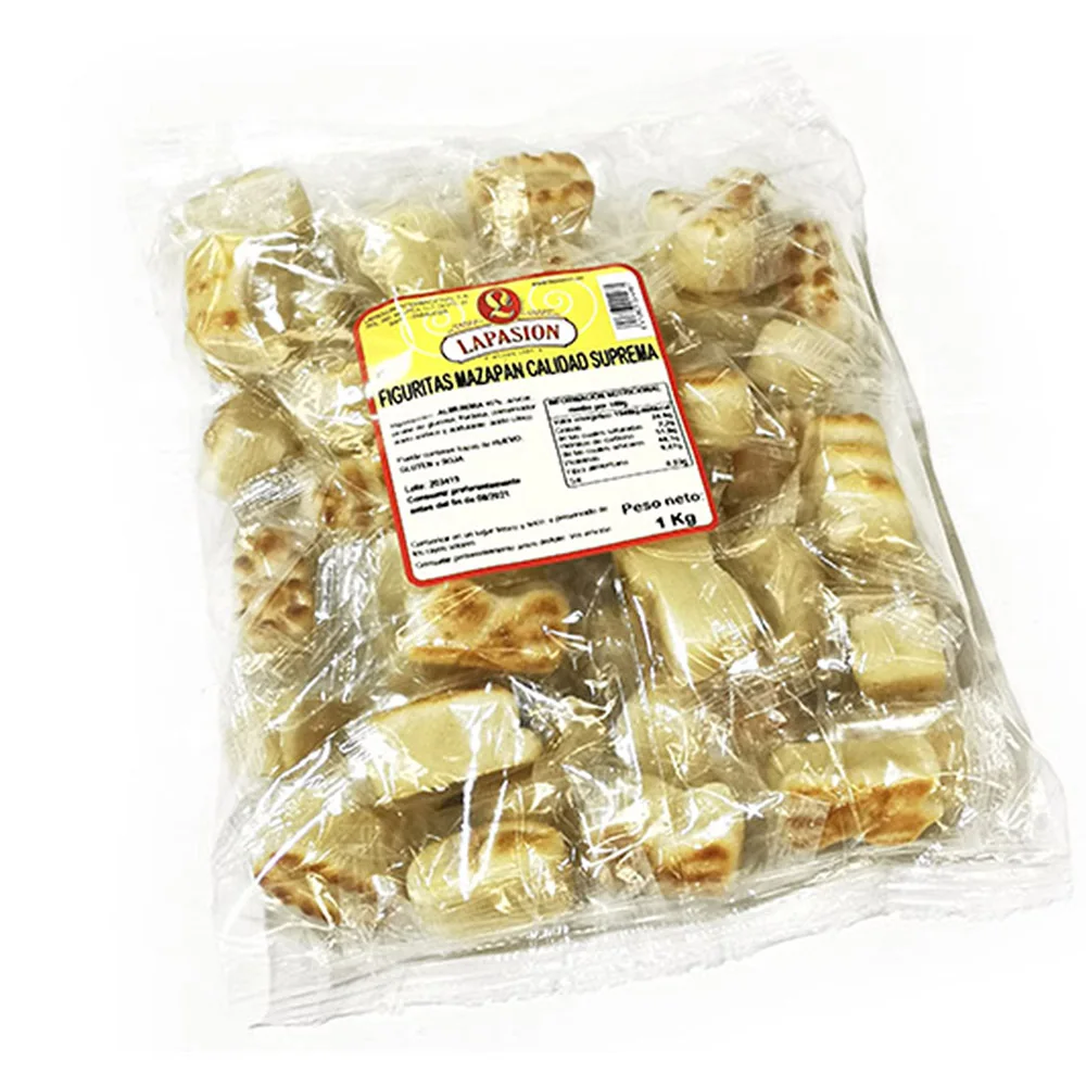 LAPASION-figurine di marzapane assortite di alta qualità | Dolci natalizi | Borsa da 1kg