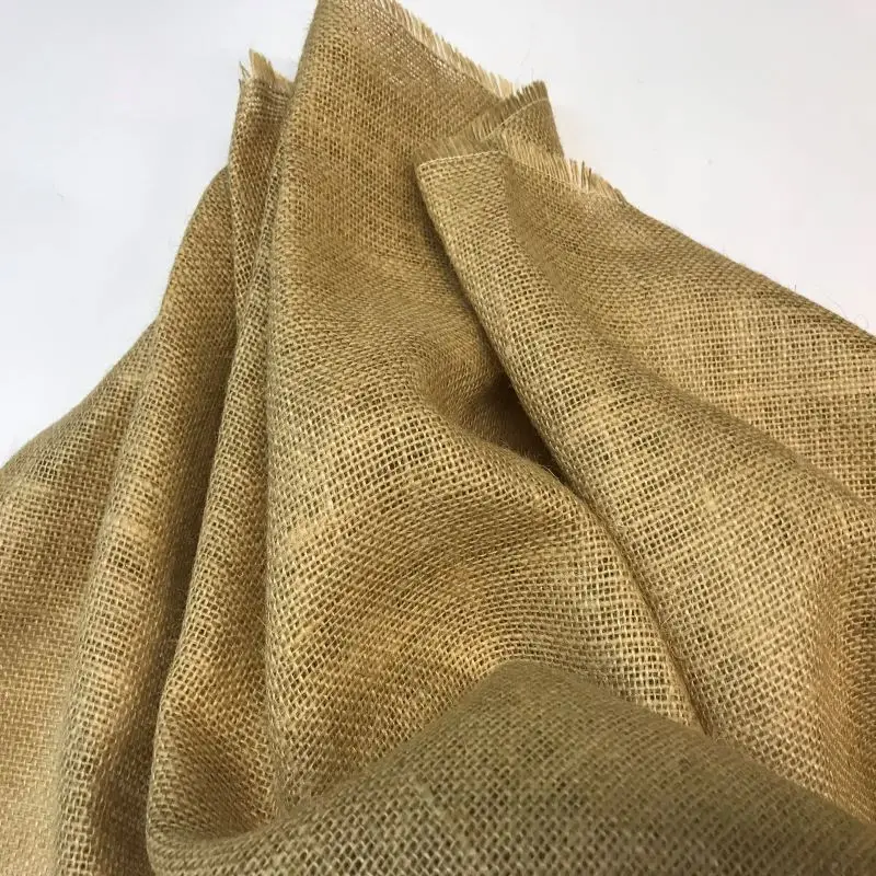 Fabrics by meters, sack fabric-burlap fabric-regenerated 100% jute fabric, decoration fabrics, 1 mts, PERTEX textile