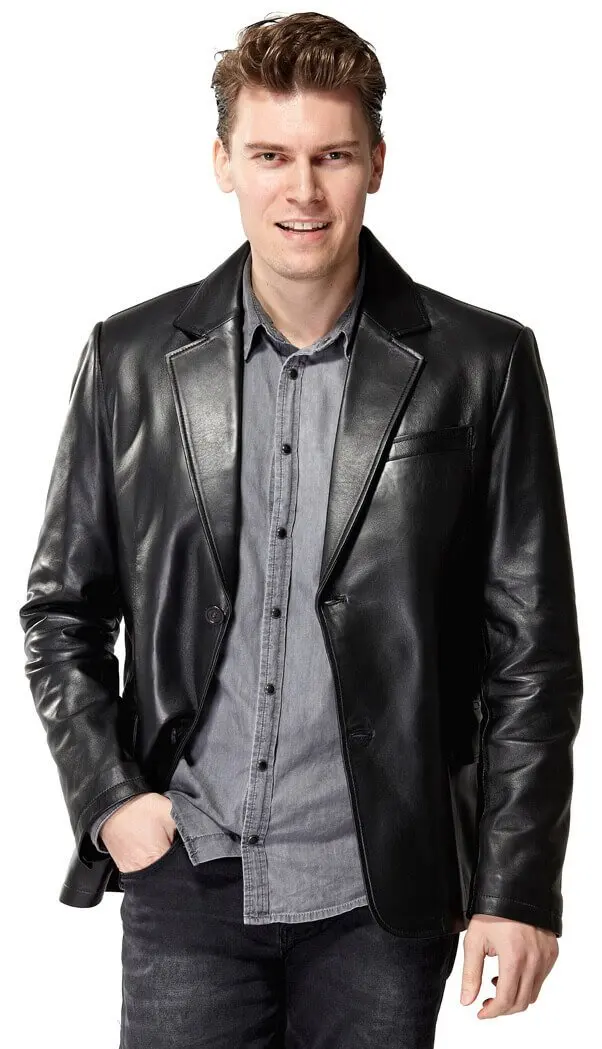 Air vent holder Black Leather Jacket Original Lambskin autunno inverno 2022 Biker Slim Large Size VintageTürkiye
