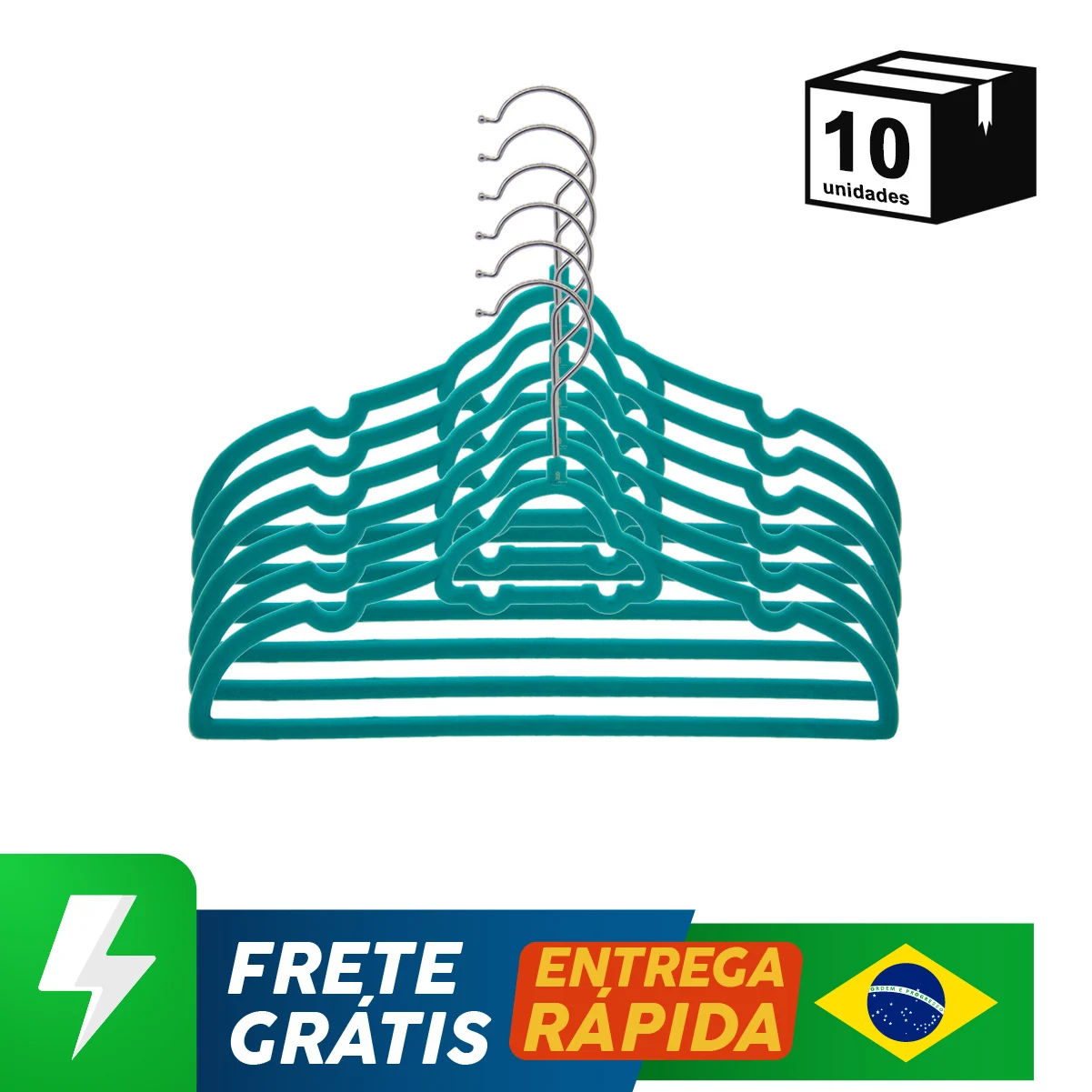 10 Pçs Cabides Veludo Antiderrapante Crianças Pequenas Carro Alta Qualidade Gancho 360 ° Rotativo Roupa Camisetas Closet Rack