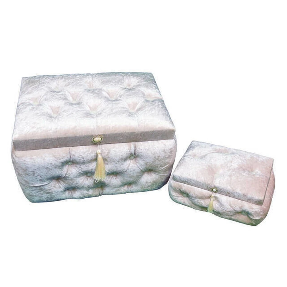 IQRAH Custom Design 2-Li Velvet Dowry Chest Set-01