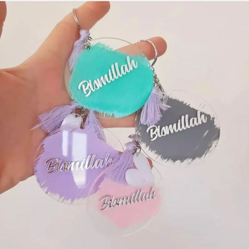 

Keychain 50 PCs can be customized Promise engagement wedding party baby shower wedding birthday gift and all occasions For costumes