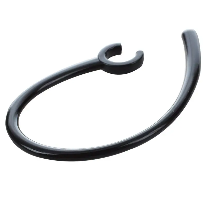 Bluetoothイヤホン用3 pcsハンズフリー5.5mm穴ブラックプラスチックイヤフック