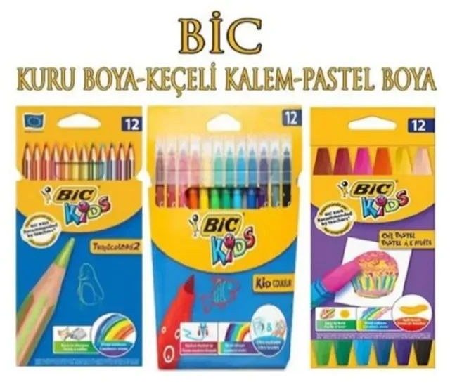 BİC PAINT Set Dry Paint Crayon Felt Pen 429974593