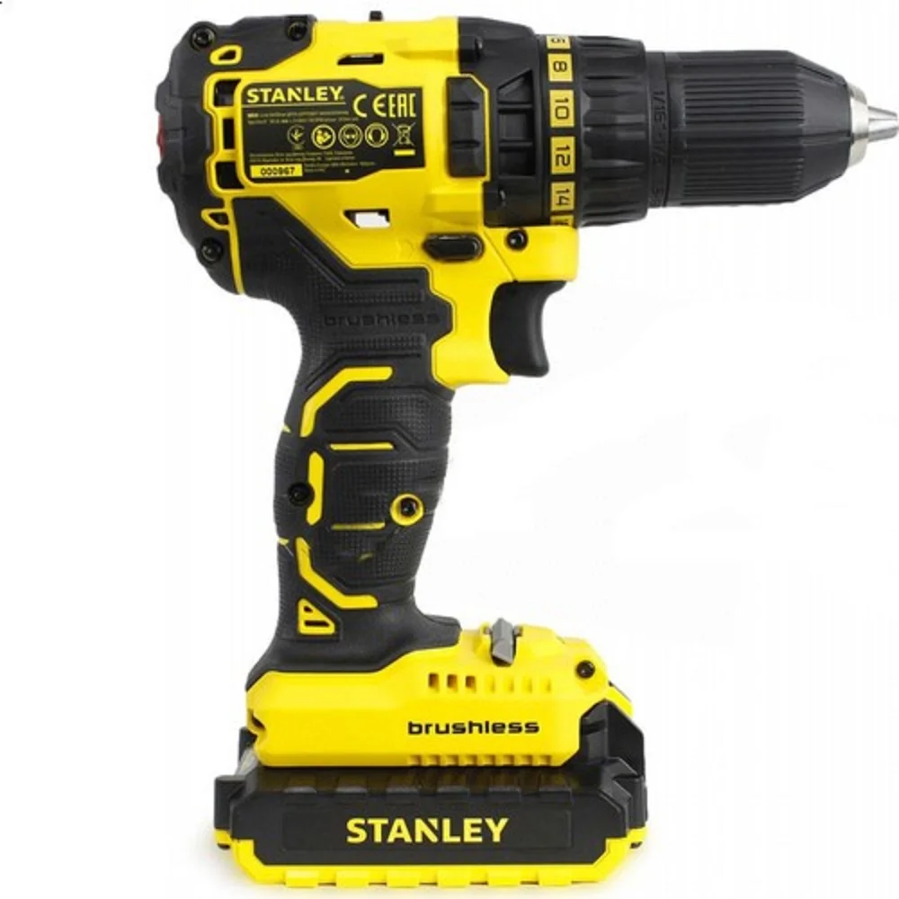 Stanley Power Tools Impact Dual Cordless Professional Screwdriver SBD20S2K 18Volt/1.5Ah Li-ion Battery Drill Woodworking Tool El