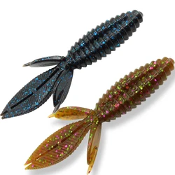 ESFISHING Soft lure Platyfish Leurre 100mm 9g Artificial Silicone Bait Crankbait Fishing Lure Flexible Tackle for Sea Fishing