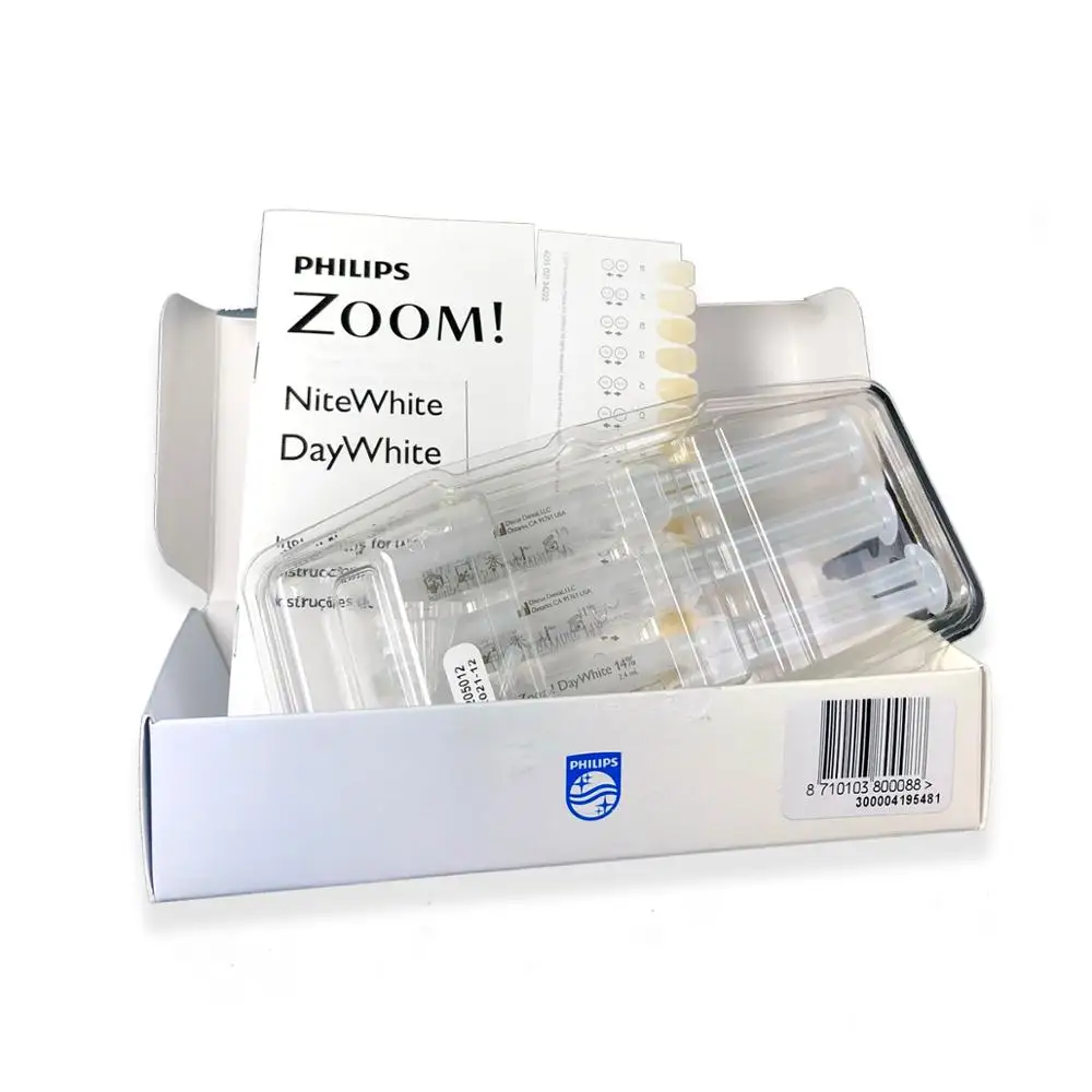 Philips Zoom Teeth Bleaching Gel DayWhite 9.5% 14% ACP Tooth Whitening Kit day white 3 syringes whiten teeth free shipping