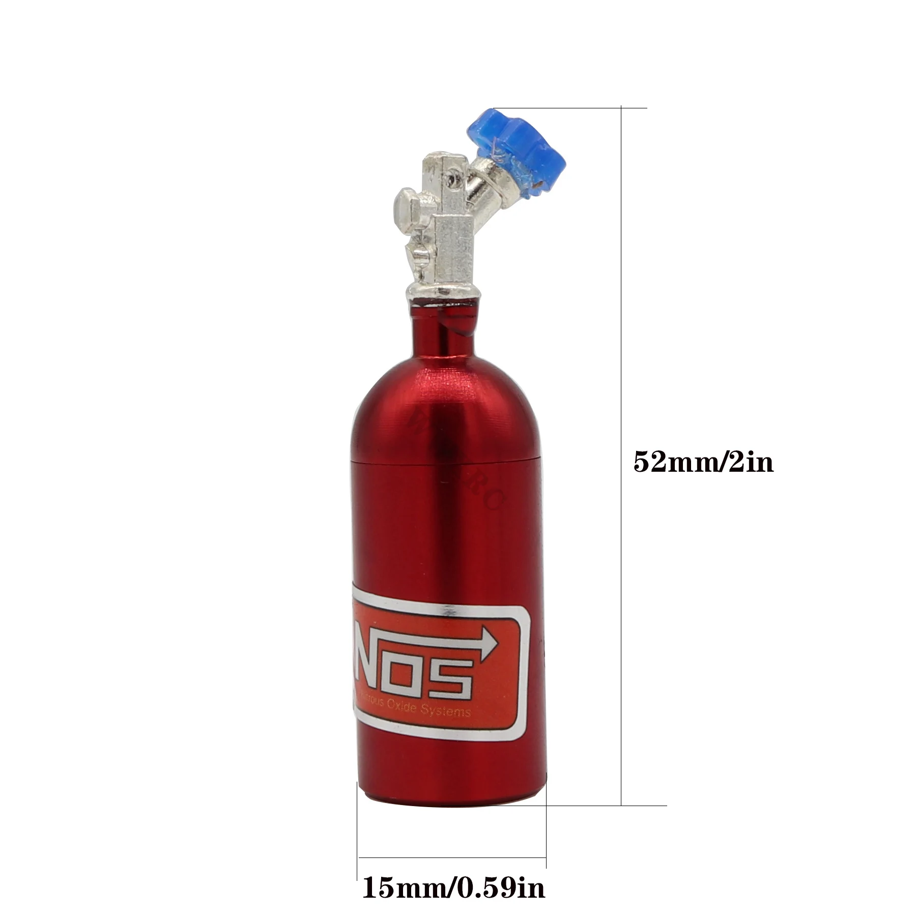 Metal Simulated NOS Nitrogen Bottle For WPL D12 B16 B24 B36 C14 C24 D42 JJRC Q60 Q61 MN D90 D91 MN99S RC Car Decoration Parts