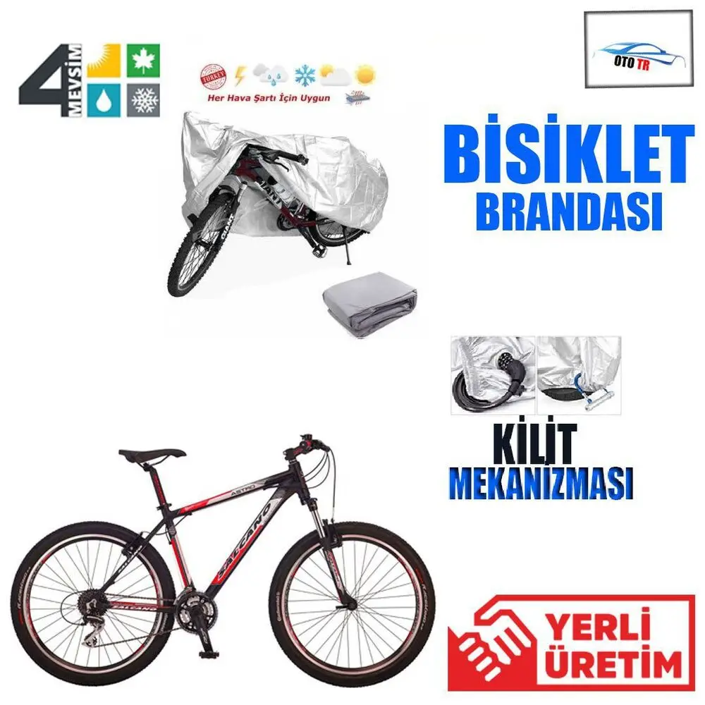 

Bicycle Cover Bike Cover With Bag Miflon length 200 cm height 120 cm Bicycle protection Cover Outdoor Indoor Compatible