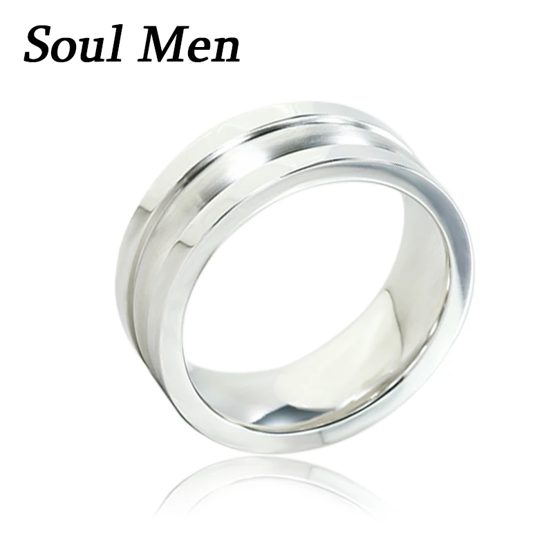 8mm Men's Vintage Cobalt Chrome Ring Anticorrosive Durable Comfort Fit Wedding Engagement Ring Size 7 to 13