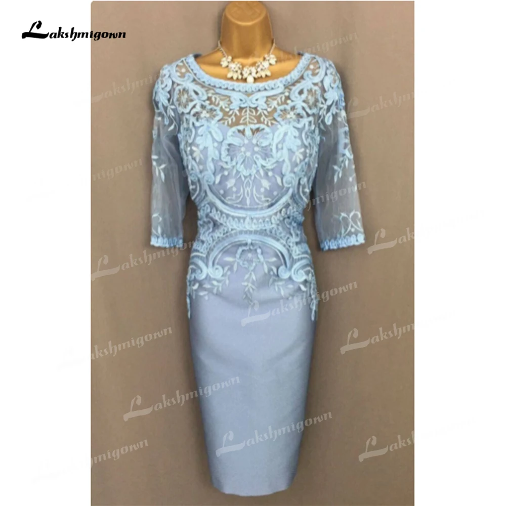 Mother Of The Bride Dresses for Weddings with Jacket 2022 Knee-Length Lace Elegant dresses for women madre della sposa abiti