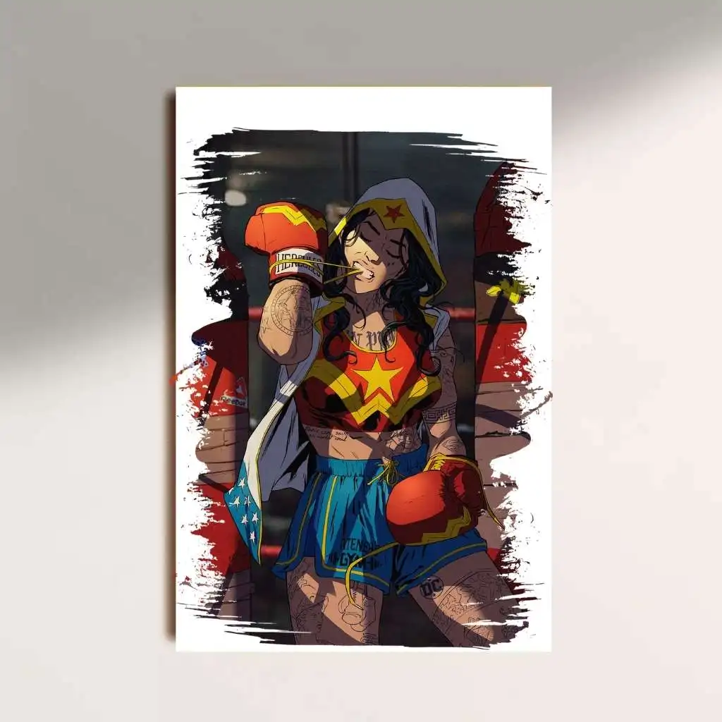 Decorative Plate Wonder Woman Shadow