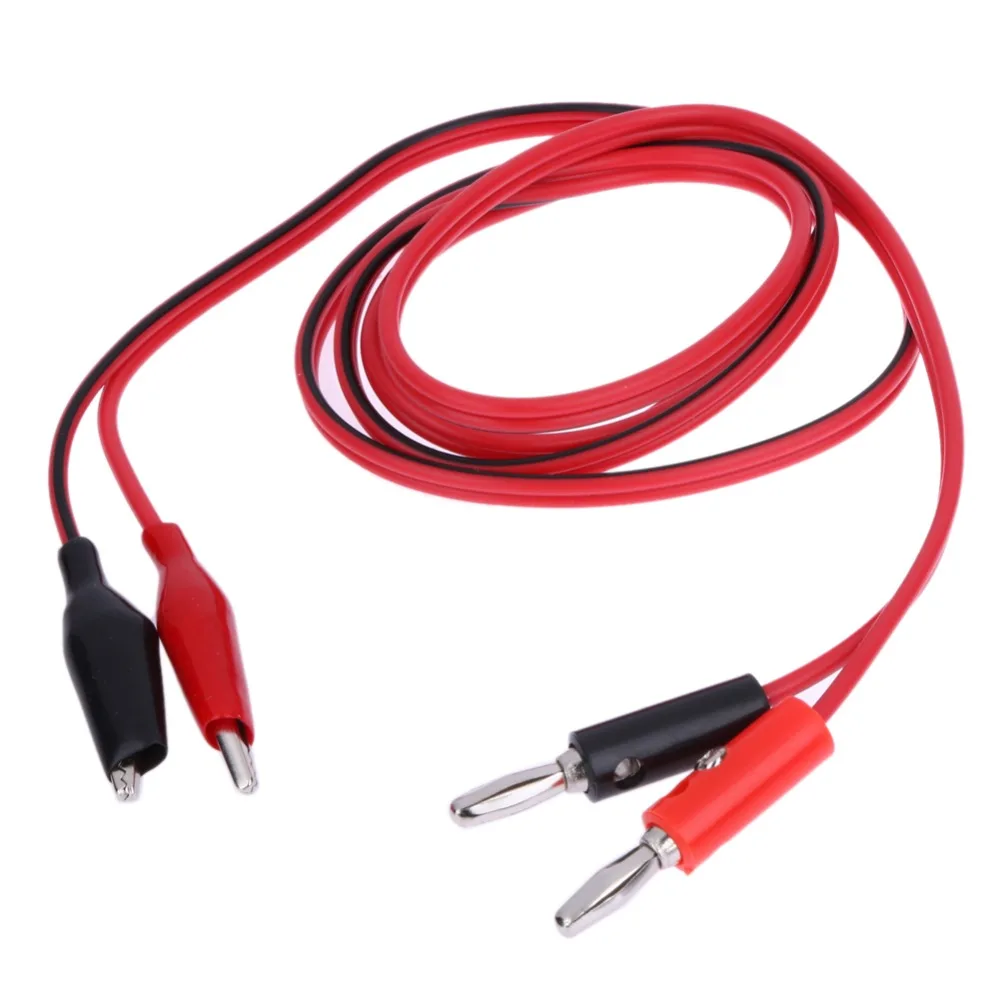 2 Cables multimeter alligator clip to BANANA CROCODILE connector clip to from Spain MARKETPLACEXT