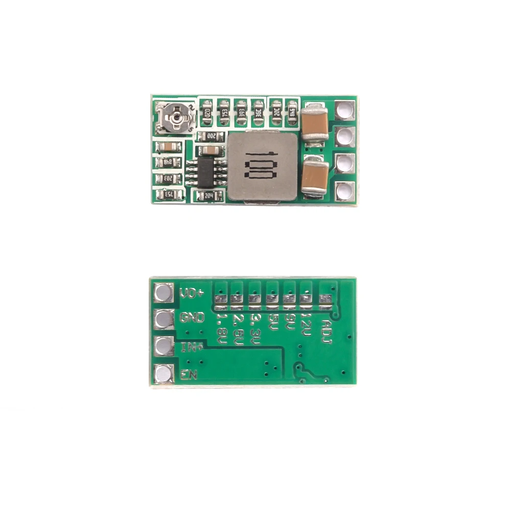 Mini DC-DC convertitore Buck di tensione del modulo di alimentazione Step-Down da 12-24V a 5V 3A regolabile 97.5% 1.8V 2.5V 3.3V 5V 9V 12V