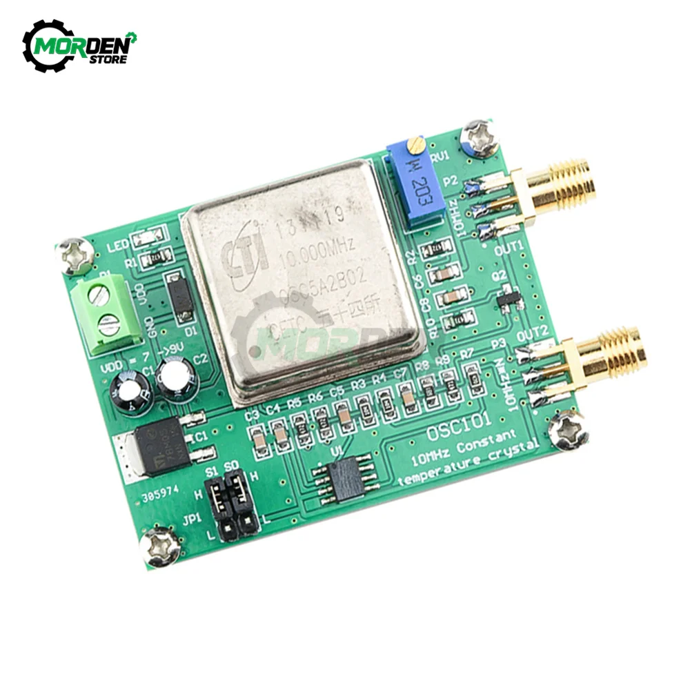 OCXO 10MHz 20M 30M 80M Frequency Reference Oscillator Clock Calibrator Multiplication Temperature Signal Module Electronic Tool